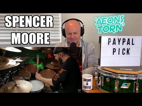 Drum Teacher Reaction: SPENCER MOORE | INFERI - Aeons Torn | Drum Playthrough | (2021 Reaction)
