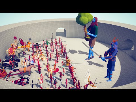 HOW MANY FACTIONS TO TAKE DOWN SAMURAI & TREE GIANT - Totally Accurate Battle Simulator TABS