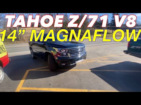 2017 Chevy Tahoe Z/71 5.3L V8 DUAL EXHAUST w/ 14" MAGNAFLOW!
