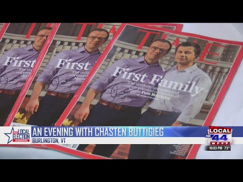Chasten Buttigieg visits Burlington for Vermont Democratic fundraiser