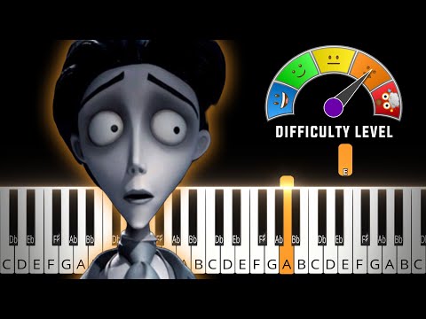 Corpse Bride – Victor’s Piano Solo | MEDIUM HARD Piano Tutorial + Sheet Music (PDF)