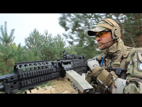 SUV + Machine Gunner M249 | Airsoft Team Kommando ATA | Border War 5