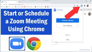 How to Start or Schedule a Zoom Meeting Using Chrome | Zoom Extension For Google Chrome