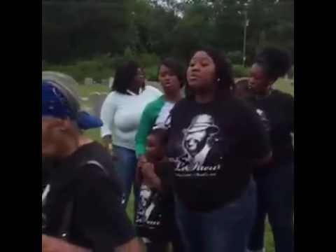 family of amazing Singers sing at graveyard 🙌