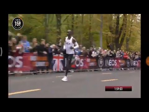 Eliud Kipchoge 1:59 :40 World Record