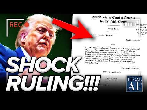 Appeals Court Makes SHOCK RULING on Trump Detention Theory