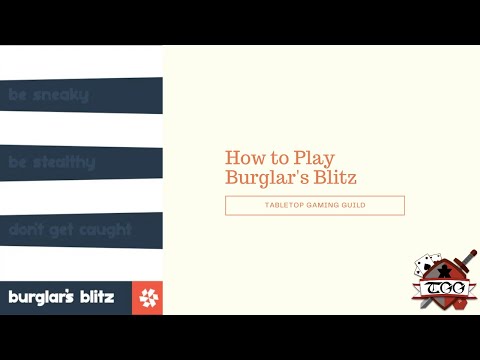 How to Play Burglar's Blitz