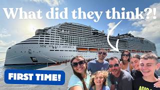 Loyal Carnival Platinum BF's TRY MSC World America for the FIRST Time! (What did they think?!)