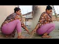 Pakistani Village Women Cleaning Floor Village Life Daily Routine Resham Daily Routine