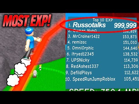 BECOMING THE TOP PLAYER IN PARKOUR SIMULATOR! *HIGHEST EXP* (Roblox)