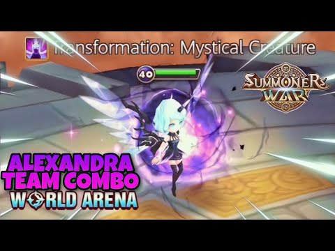 Alexandra Team Combo in World Arena Ep. 2 - Summoners War