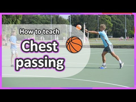 Chest passing | Throwing & catching (grade K-3) › Teaching Fundamentals of PE