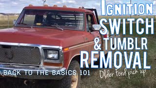 Ford ignition & Tumblr removal 1968-1976