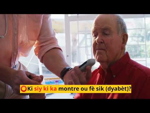 Ki siy ki ka montre ou fè sik (dyabèt)?