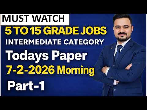 Todays Paper | 7-2-2026 | Intermediate category | Morning paper part-1