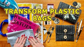Creative Ways to Recycle PLASTIC BAGS - Tutorial