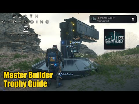 Death Stranding 2 • Master Builder Trophy Guide (Build structure, tools, shields, traps, & any sign)