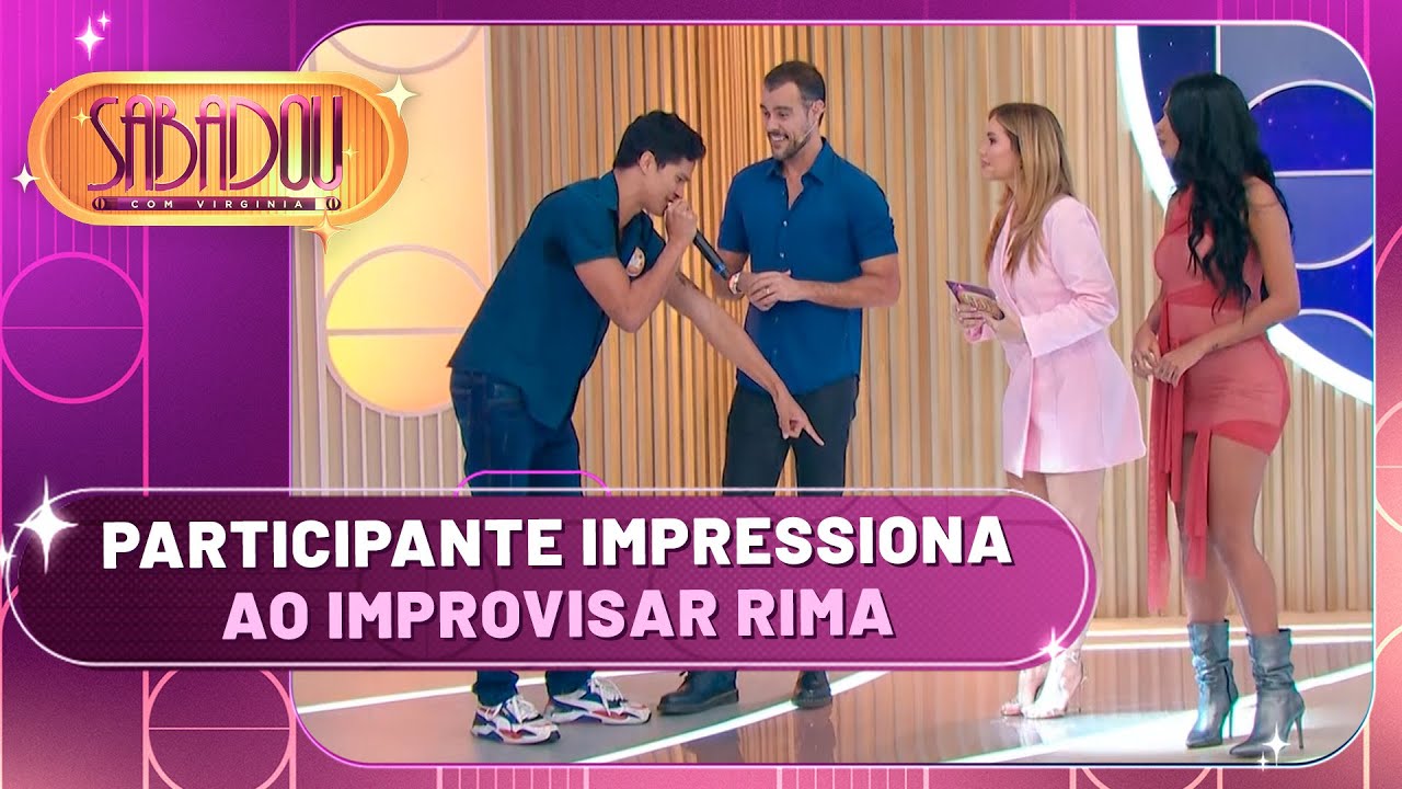 Talento do participante chocou plateia | Sabadou com Virginia (20/07/24)