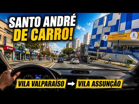 SANTO ANDRÉ: ROLÊ DA VILA VALPARAÍSO À VILA ASSUNÇÃO | cruzando Jardim Bela Vista e Vila Bastos
