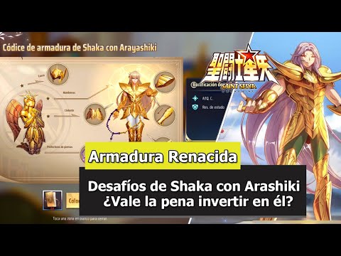 Saint Seiya Awakening - KOTZ | Armadura Renacida | Shaka con Arayashiki