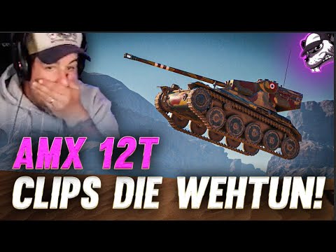 Top of the line: AMX 12t - Clips that hurt! [WoT - Gameplay - German]