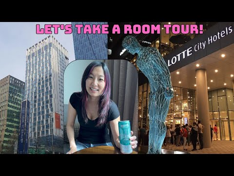 Lotte City Hotel Room Tour SEOUL - Uma casa longe de casa na Coréia