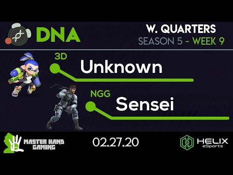 DNA S5:W9 - 3D | Unknown (Inkling) Vs. NGG | Sensei (Snake) - W Quarterfinals