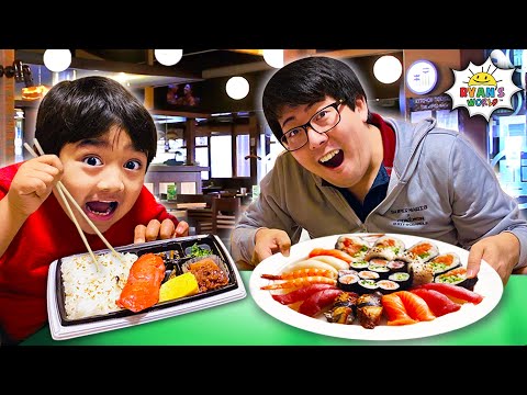 Ryan & Daddy’s World Tour: Amazing Food & Fun Challenges!