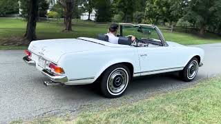 1967 Mercedes-Benz 250 SL Start up and Drive Away Video