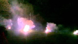 Matrimonio al Castello - Fontane Pirotecniche Rosse e Girandola