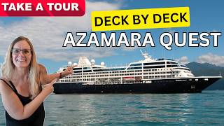 Check Out The AZAMARA QUEST Cruise Ship - DECK BY DECK TOUR