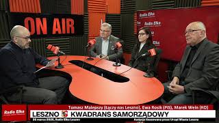 Wideo1: Leszno Kwadrans Samorz�dowy - Ewa Rosik (PiS), Tomasz Malepszy (��czy nas Leszno) i Marek Wein (KO)