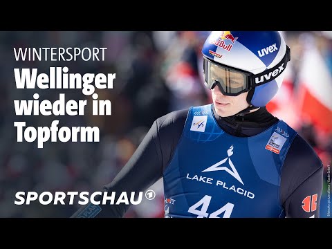 Andreas Wellinger fliegt in Lake Placid erneut auf das Podest | Sportschau
