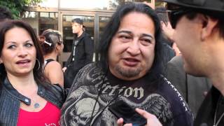 Dino Cazares from Fear Factory interview on the Red Carpet