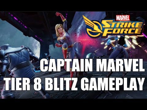 Captain Marvel is a TON of fun in Blitz - Marvel Strike Force