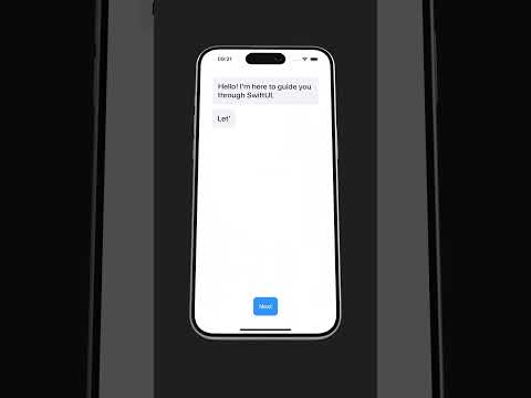 SwiftUI Typewriter Effect Bringing Conversations to Life! IOS 14+