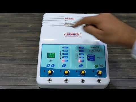 Physiotherapy machine rectangular comp. tens unit 4ch (physi...
