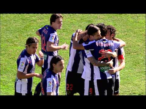 Gol de Edu Bedia (0-1) en el Real Murcia - Hércules CF - HD