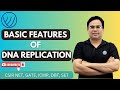 GENERAL FEATURES OF DNA REPLICATION CSIR NET LIFE SCIENCE GATE XL SET NILEHS SONI L02