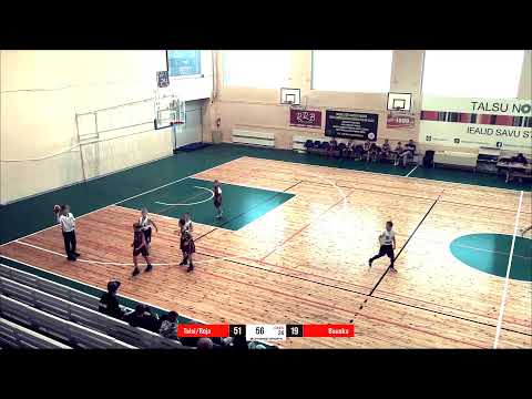 LJBL. 14:00 U12 Talsu NSS/Roja 2 - Bauskas BJSS . 15:00 U12 Talsu NSS/Roja - Bauskas BJSS 2