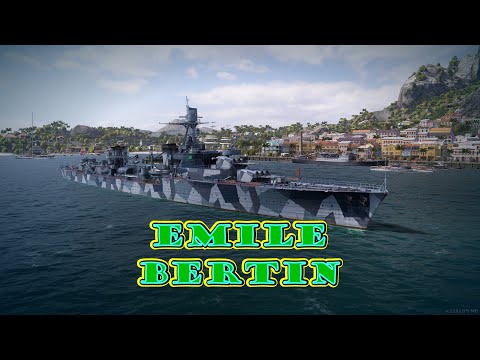 Meet The Emile Bertin! Tier 4 French Cruiser (World of Warships Legends Xbox One X) 4k