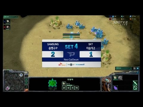 SPL [01.22] KT vs CJ 4set / Neo Caldeum- Starcraft 2,esportstv