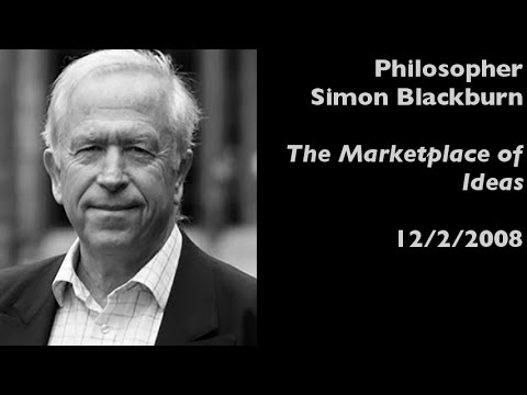 Philosopher Simon Blackburn talks about David Hume on the Marketplace of Ideas (12/2/2008)