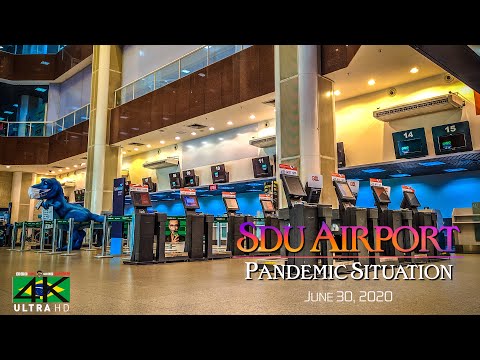 【4K】VIRTUAL WALKING TOUR: «Lockdown in Rio de Janeiro - Santos Dumont Airport Brazil 2020» Covid-19
