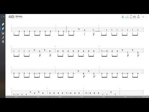 The Police - Roxanne (BASS TAB PLAY ALONG)