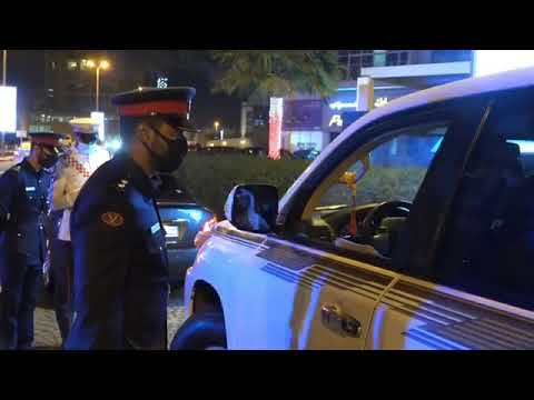 جانب من جهود وزارة الداخلية في اتخاذ الاجراءات الإحترازية والتدابير الوقائية للحد من انتشار كورونا 2021/1/2