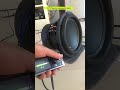 12" Phoenix subwoofer bass check
