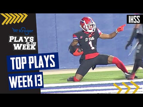 2023 North Texas Area High School Football Plays of The Week: Week 13