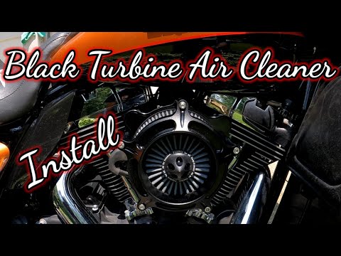 Black Turbine Air Cleaner Install