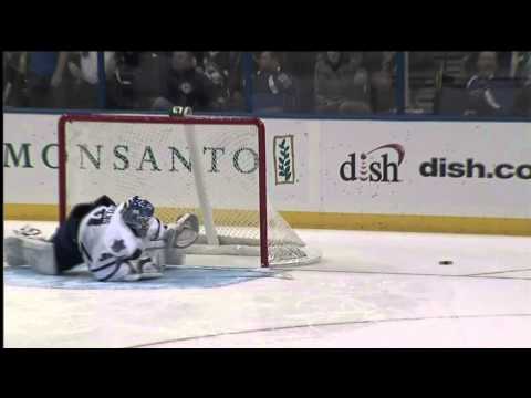 Ben Scrivens Wins it - Leafs vs Blues Shootout - Nov 10th 2011 (HD)